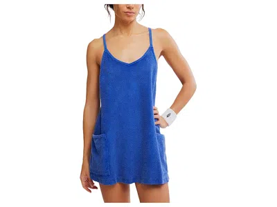 Fp Movement Hot Shot Mini Towel Terry In Blue