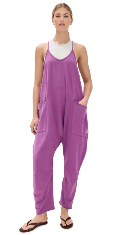 Fp Movement Hot Shot Onesie Deep Mulberry