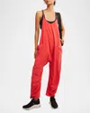 Fp Movement Hot Shot Slouchy Jumpsuit In Winterberry