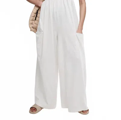 Fp Movement Hot Shot Strappy Onesie In Ivory In White