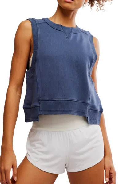 Fp Movement Intercept Sleeveless Tank Top In Navy In Blue