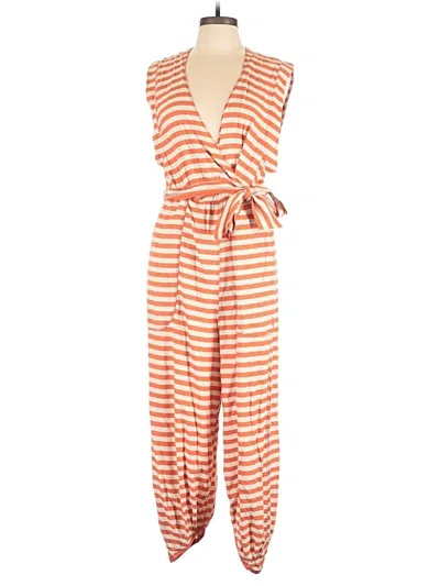 Pre-owned Fp Movement Jumpsuit In Orange