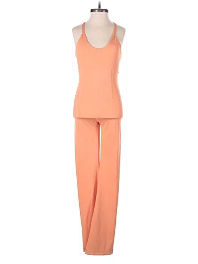 Pre-owned Fp Movement Jumpsuit In Orange