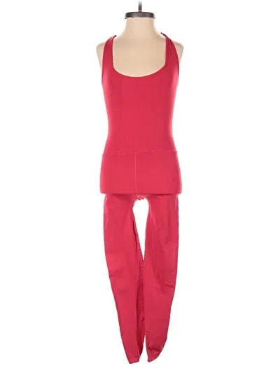 Pre-owned Fp Movement Jumpsuit In Red