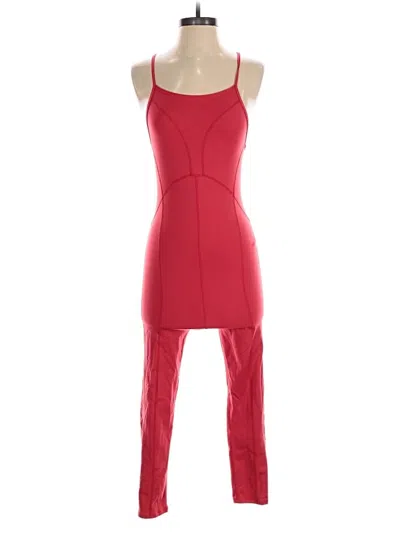 Pre-owned Fp Movement Jumpsuit In Red