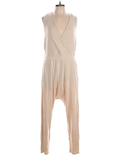 Pre-owned Fp Movement Jumpsuit In Tan