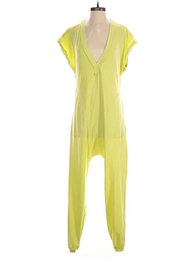 Pre-owned Fp Movement Jumpsuit In Yellow