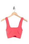 Fp Movement Karma Square Neck Sports Bra In Cayenne