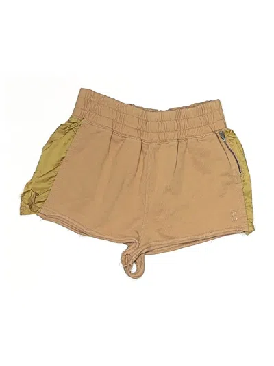 Pre-owned Fp Movement Khaki Shorts In Brown
