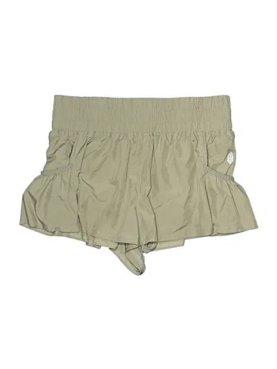 Pre-owned Fp Movement Khaki Shorts In Green