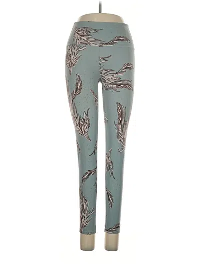 Pre-owned Fp Movement Leggings In Teal