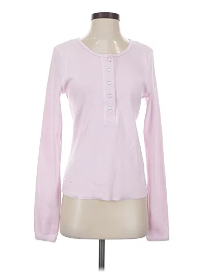 Pre-owned Fp Movement Long Sleeve Henley Shirt In Pink