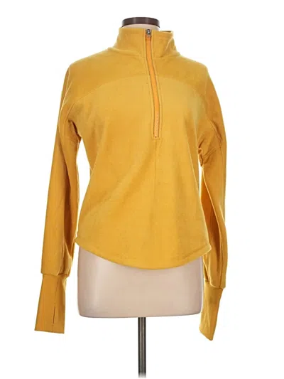 Pre-owned Fp Movement Long Sleeve Top Yellow Turtleneck Tops