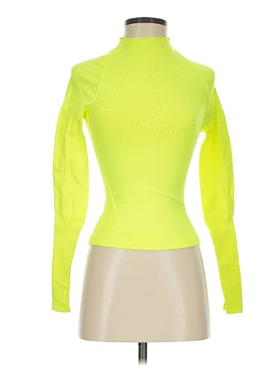 Pre-owned Fp Movement Long Sleeve Top Yellow Turtleneck Tops