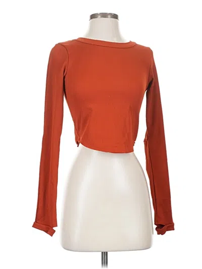 Pre-owned Fp Movement Long Sleeve T-shirt In Orange