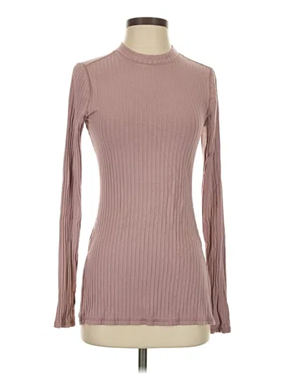 Pre-owned Fp Movement Long Sleeve Turtleneck In Brown
