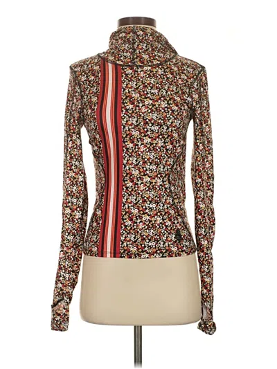 Pre-owned Fp Movement Long Sleeve Turtleneck In Brown