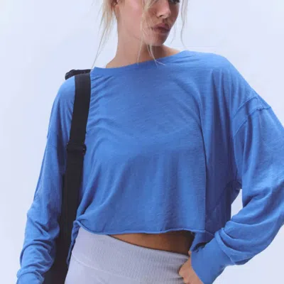 Fp Movement My Time Layer Top In Light Cobalt In Blue