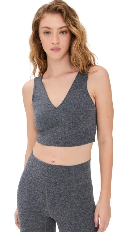 Fp Movement Never Better Heather Crop Top Black Heather