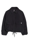 Fp Movement Off The Bleachers Coaches Jacket In Black