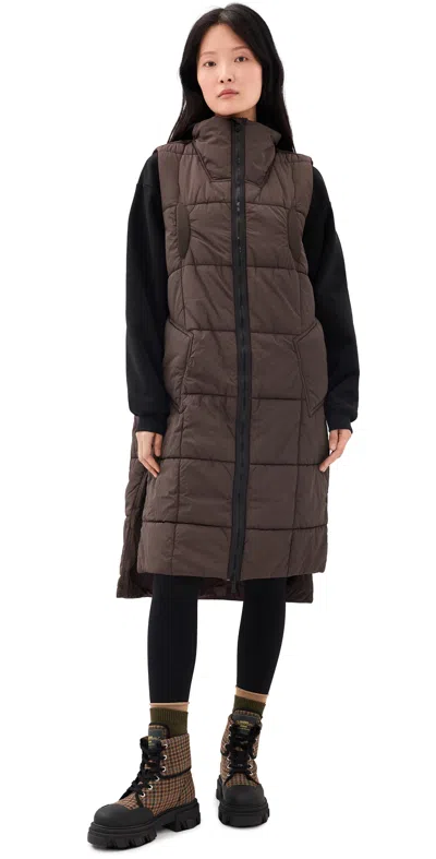 Fp Movement On The Move Packable Vest Chocolate In Brown