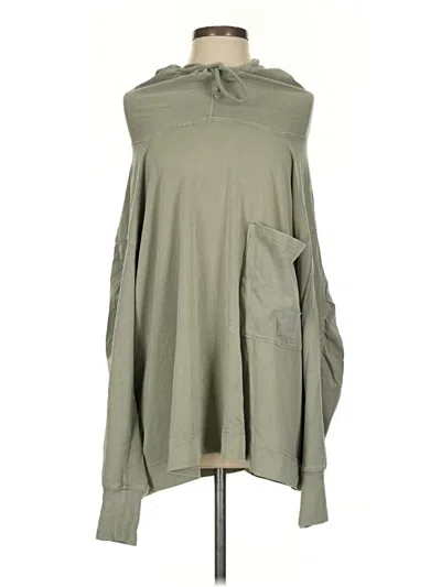 Pre-owned Fp Movement Poncho In Green