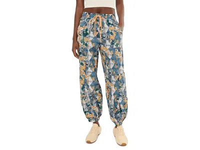 Fp Movement Printed Set Me Free Pants In Blue