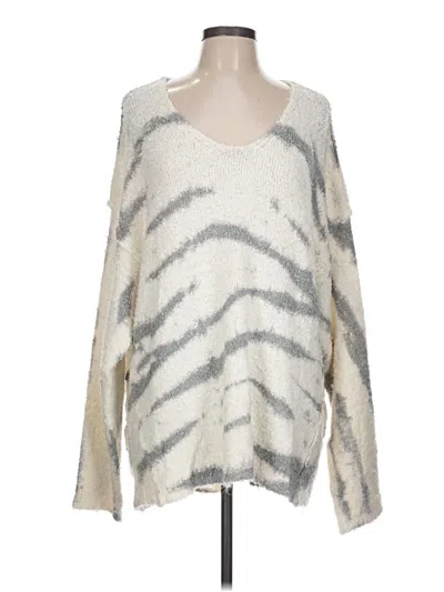 Pre-owned Fp Movement Pullover Sweater In Silver