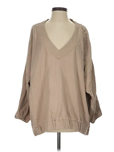 Pre-owned Fp Movement Pullover Sweater In Tan