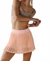 Fp Movement Rally Ruffle Mini Skirt In Pastel Peach In Pink
