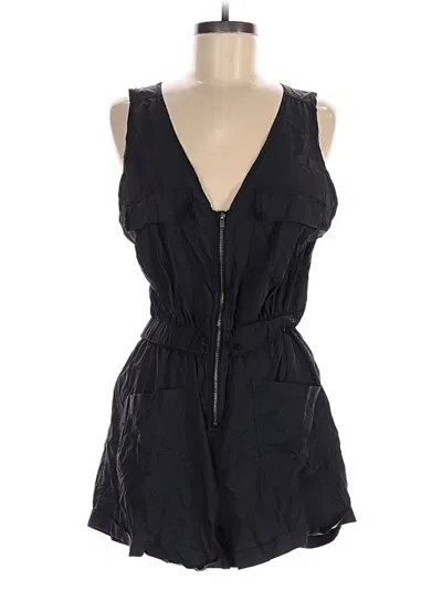 Pre-owned Fp Movement Romper In Black