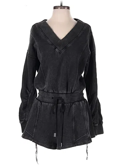 Pre-owned Fp Movement Romper In Black