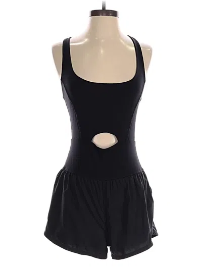 Pre-owned Fp Movement Romper In Black