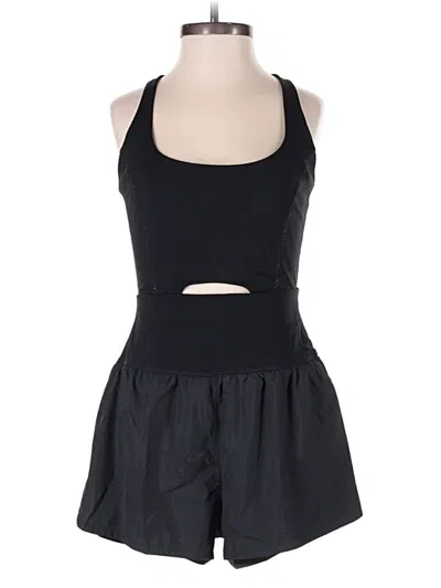 Pre-owned Fp Movement Romper In Black