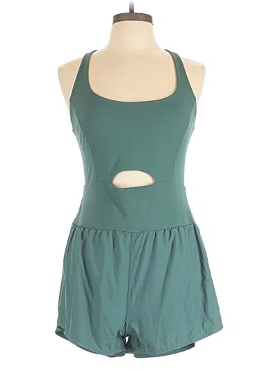 Pre-owned Fp Movement Romper In Blue