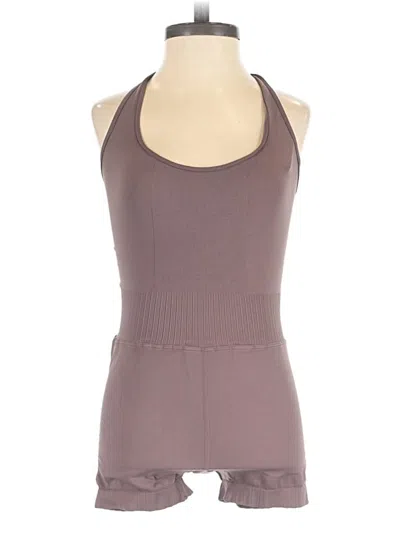 Pre-owned Fp Movement Romper In Brown