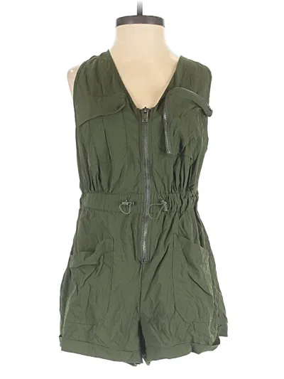 Pre-owned Fp Movement Romper In Green