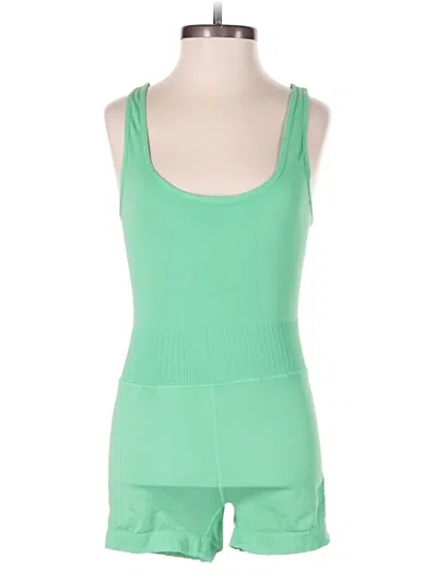 Pre-owned Fp Movement Romper In Green
