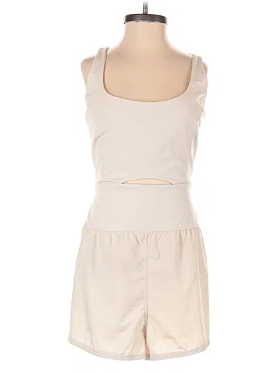 Pre-owned Fp Movement Romper In Ivory