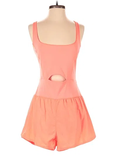 Pre-owned Fp Movement Romper In Pink