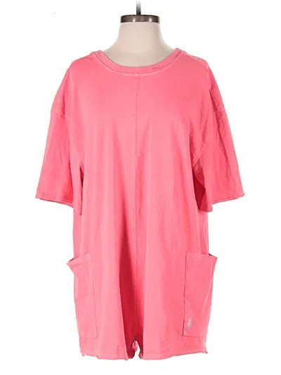 Pre-owned Fp Movement Romper In Pink