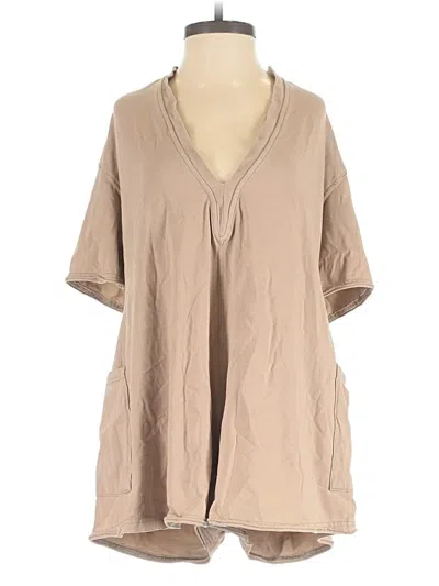 Pre-owned Fp Movement Romper In Tan