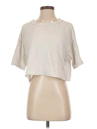 Pre-owned Fp Movement Short Sleeve T-shirt In Ivory