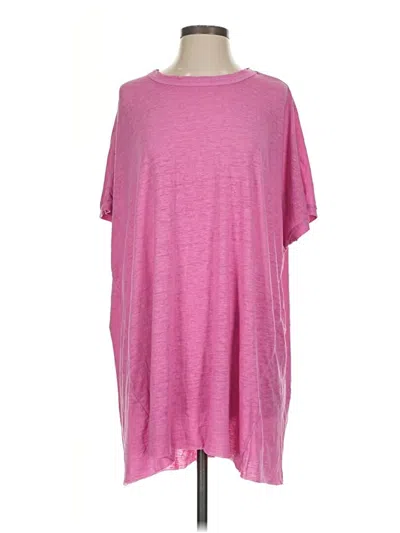Pre-owned Fp Movement Short Sleeve T-shirt In Pink