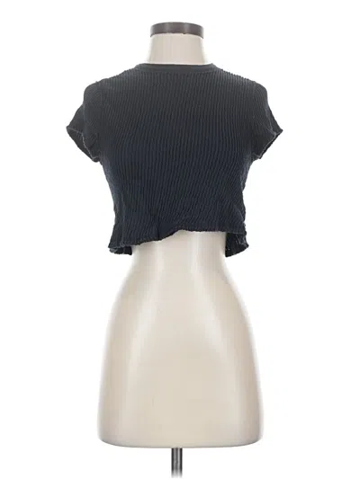 Pre-owned Fp Movement Short Sleeve Turtleneck In Black
