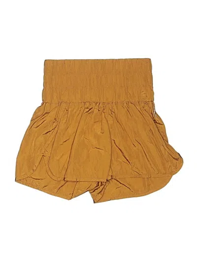 Pre-owned Fp Movement Shorts In Gold