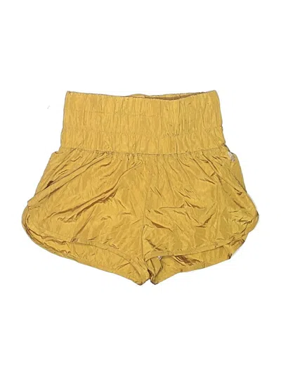 Pre-owned Fp Movement Shorts In Gold