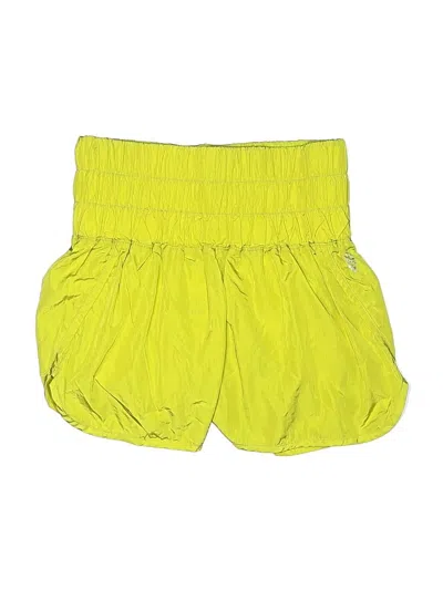 Pre-owned Fp Movement Shorts In Yellow