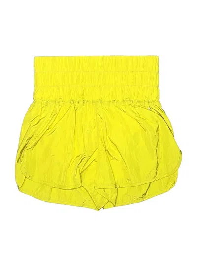 Pre-owned Fp Movement Shorts In Yellow