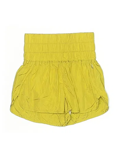 Pre-owned Fp Movement Shorts In Yellow